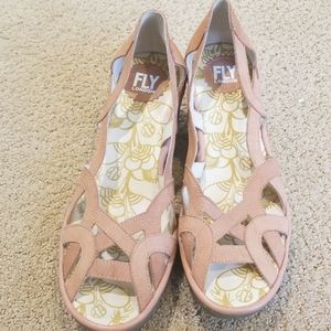 Fly London Open toe wedges
